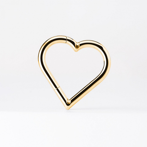 Кольцо-кликер Love Simple Gold 1.2 мм (16 G)
